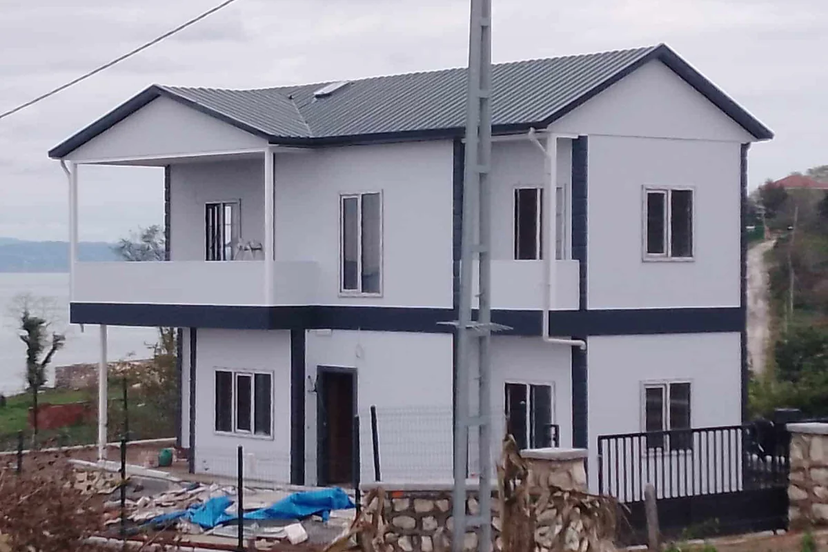 Çift Katlı Prefabrik Ev - Görsel 1
