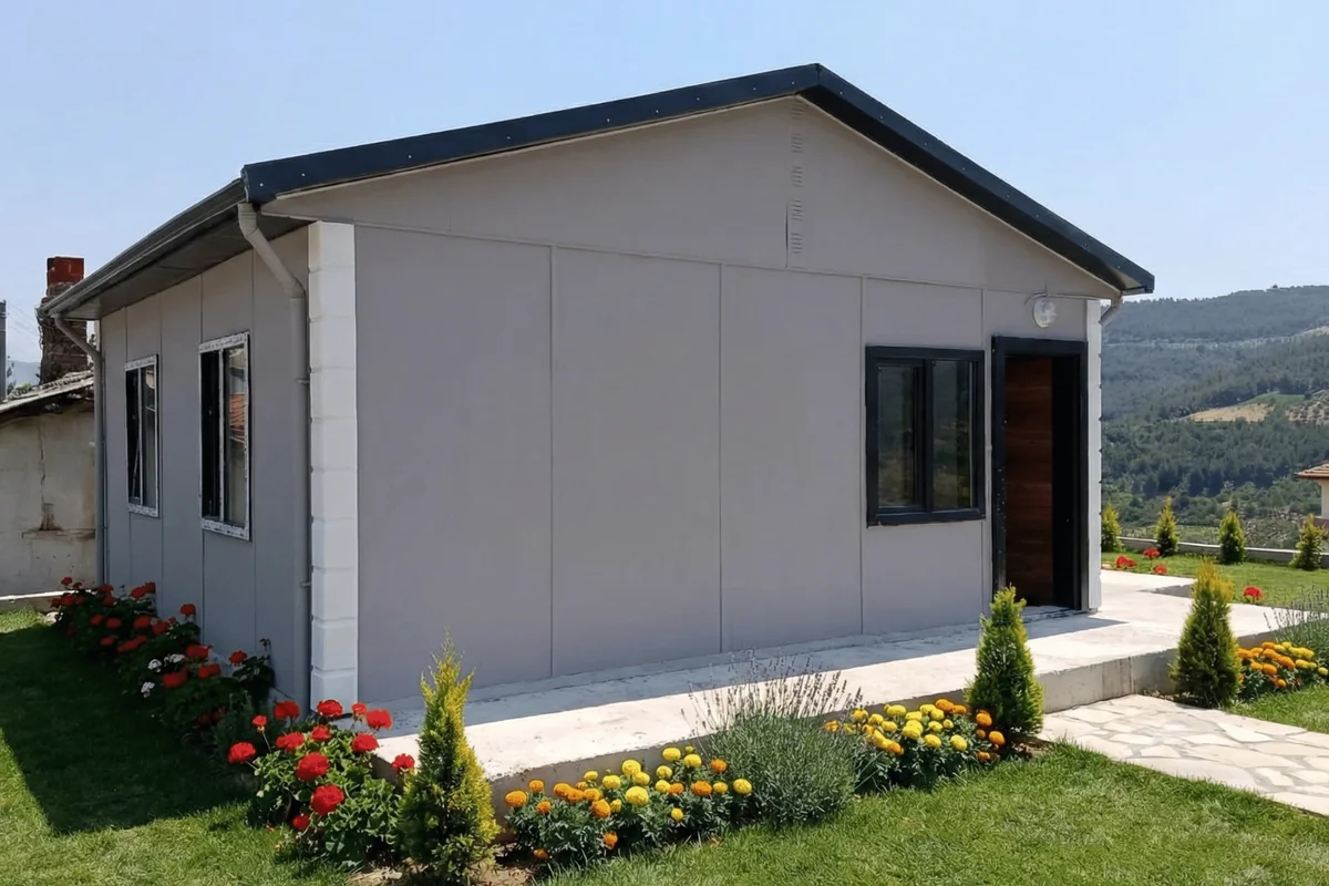 Tek Katlı Prefabrik Ev - Görsel 47