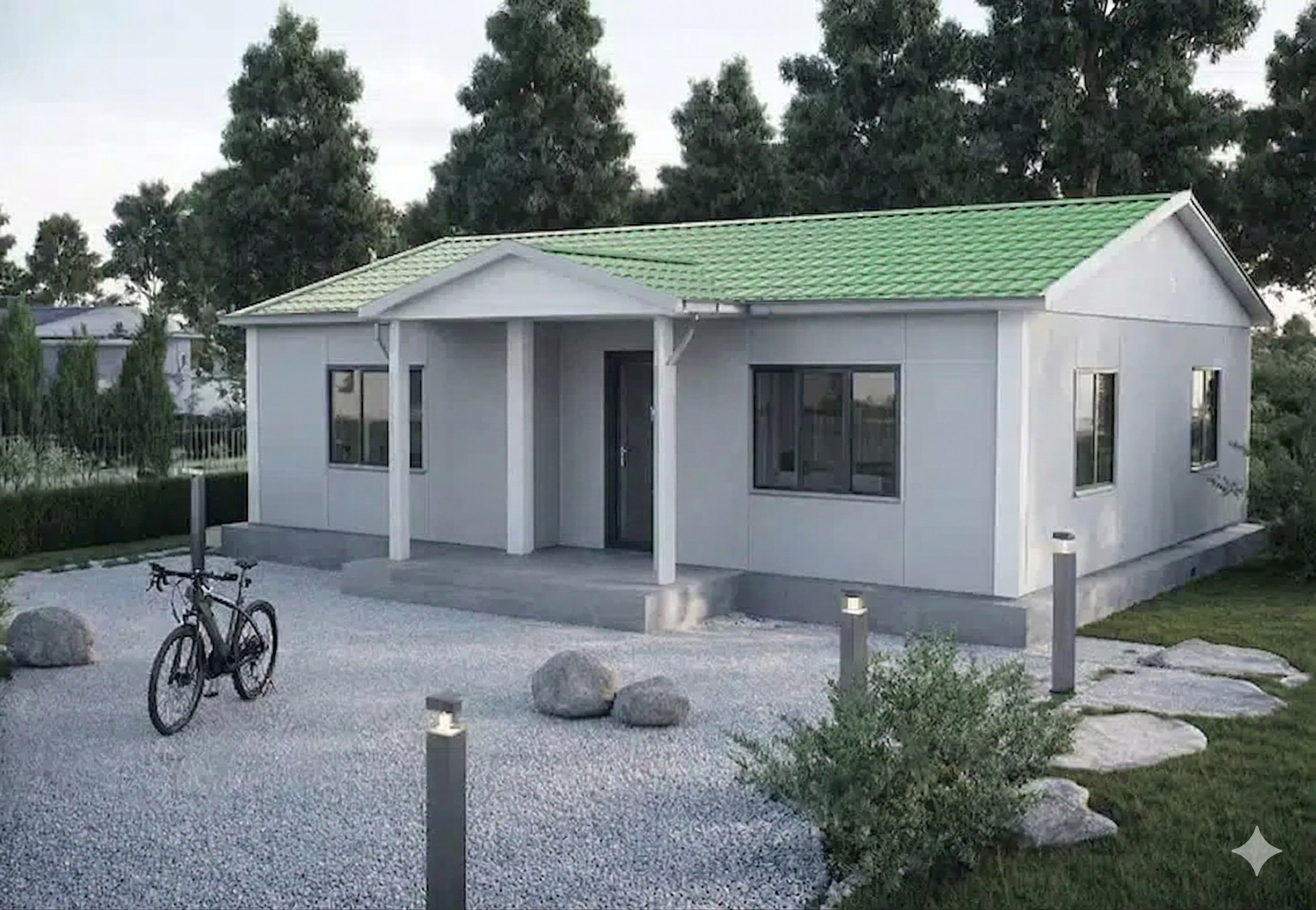 3+1 Tek Katlı Prefabrik Ev 82 m2
